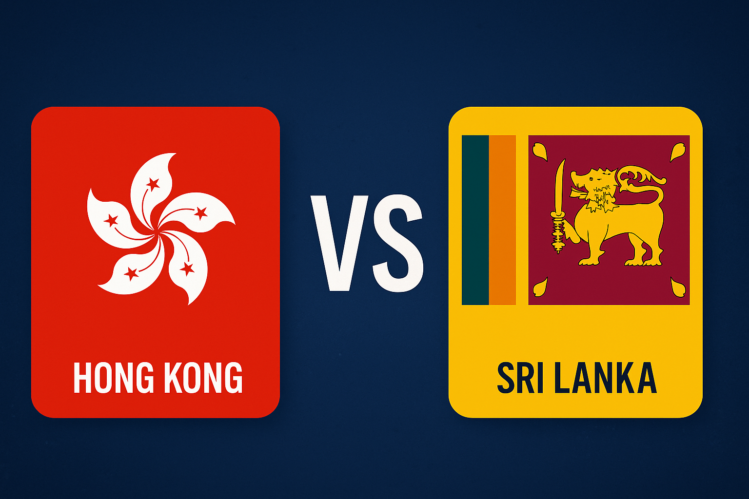 Hong Kong vs Sri Lanka